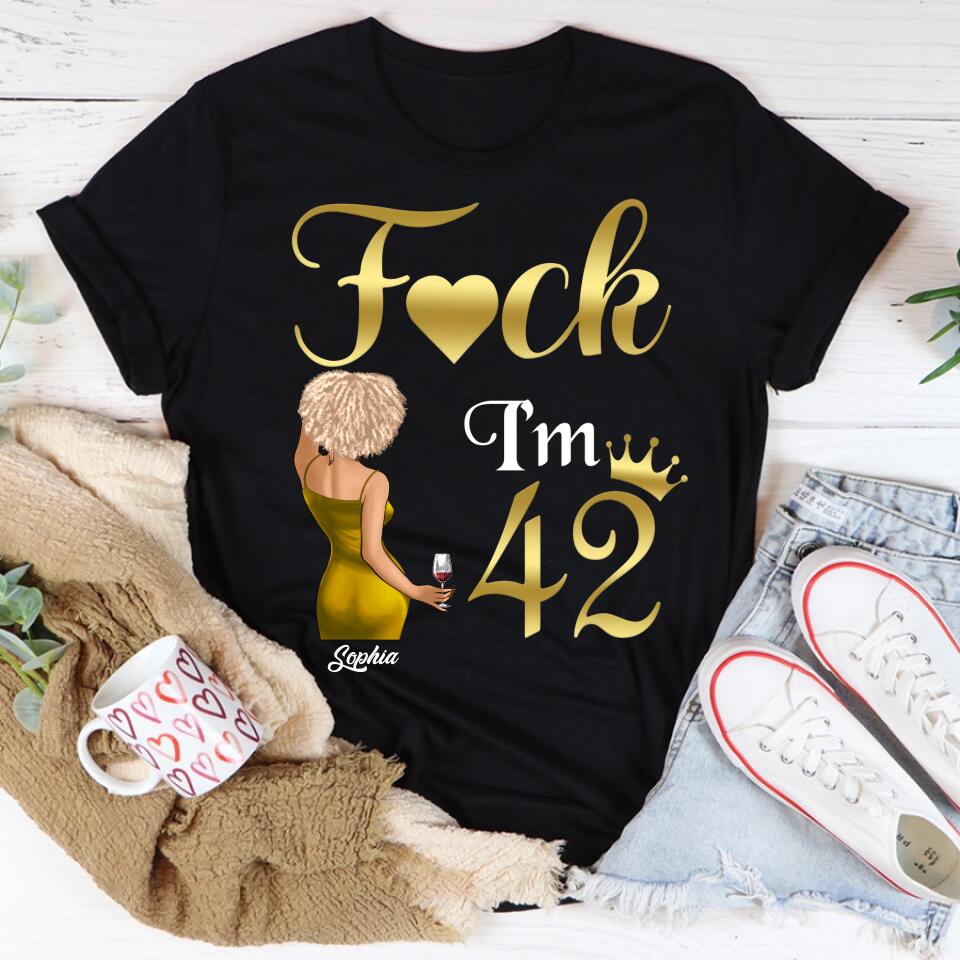 Custom Birthday Shirts, Chapter 42, Fabulous Since 1981 42nd Birthday Unique T Shirt For Woman, Her Gifts For 42 Years Old
