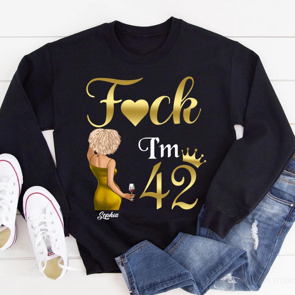 Custom Birthday Shirts, Chapter 42, Fabulous Since 1981 42nd Birthday Unique T Shirt For Woman, Her Gifts For 42 Years Old