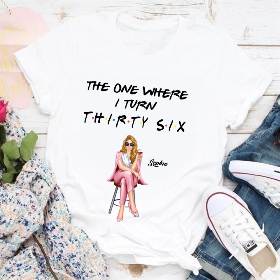 36th Birthday Shirts, Custom Birthday Shirts, Turning 36 Shirt, Gifts For Women Turning 36, 36 And Fabulous Shirt, 1987 Shirt