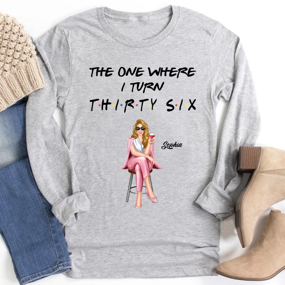 36th Birthday Shirts, Custom Birthday Shirts, Turning 36 Shirt, Gifts For Women Turning 36, 36 And Fabulous Shirt, 1987 Shirt