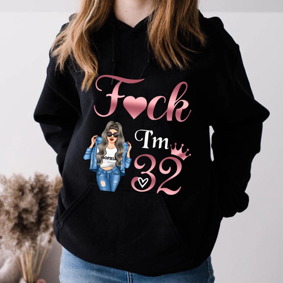 32nd Birthday Shirts, Custom Birthday Shirts, Turning 32 Shirt, Gifts For Women Turning 32, 32 And Fabulous Shirt, 1991 Shirt