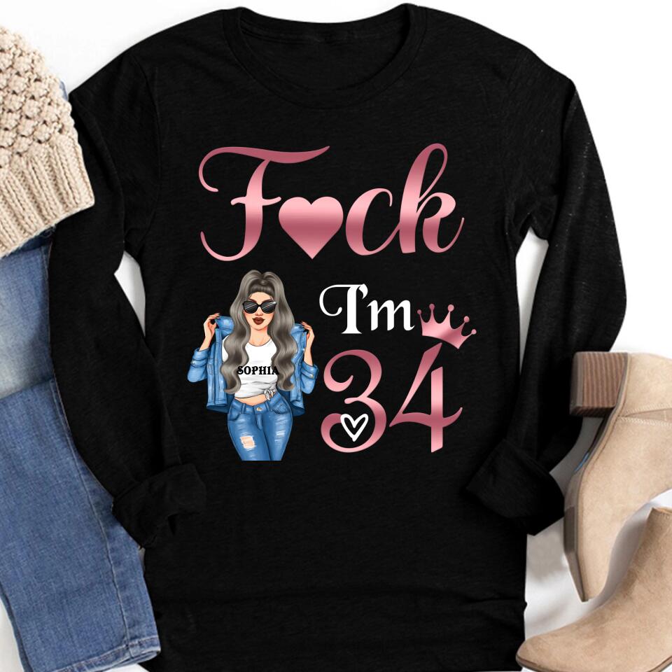 34th Birthday Shirts, Custom Birthday Shirts, Turning 34 Shirt, Gifts For Women Turning 34, 34 And Fabulous Shirt, 1989 Shirt