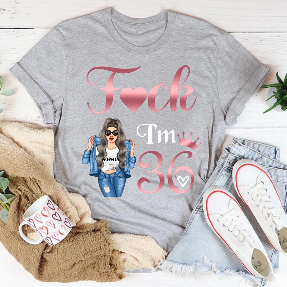36th Birthday Shirts, Custom Birthday Shirts, Turning 36 Shirt, Gifts For Women Turning 36, 36 And Fabulous Shirt, 1987 Shirt