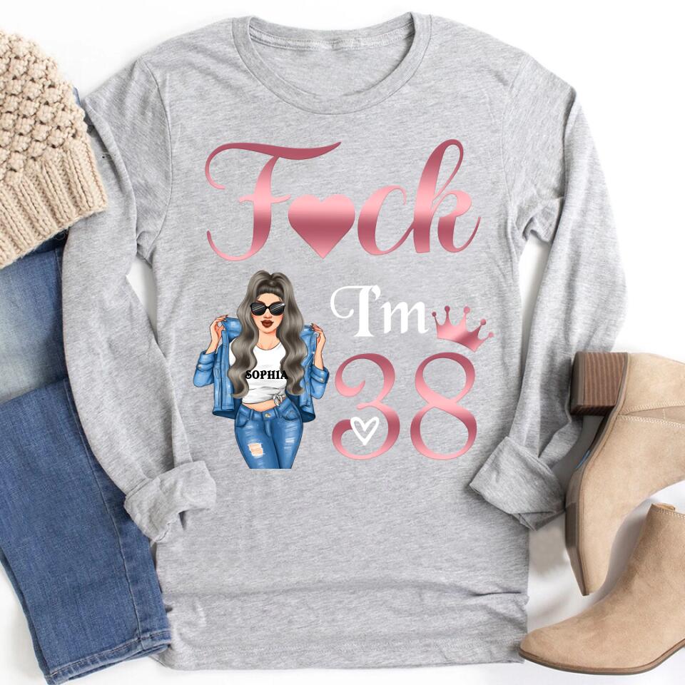 38th Birthday Shirts, Custom Birthday Shirts, Turning 38 Shirt, Gifts For Women Turning 38, 38 And Fabulous Shirt, 1985 Shirt