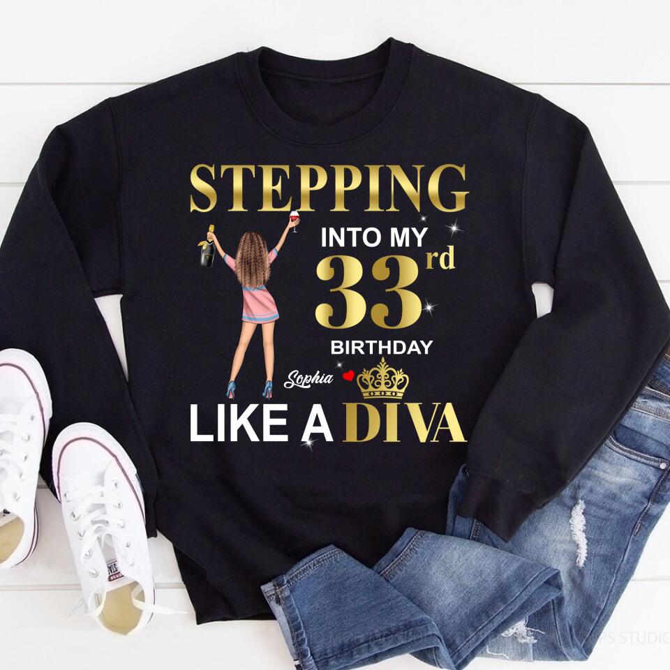 33rd Birthday Shirts, Custom Birthday Shirts, Turning 33 Shirt, Gifts For Women Turning 33, 33 And Fabulous Shirt, 1990 Shirt, 33rd Birthday Shirts For Her