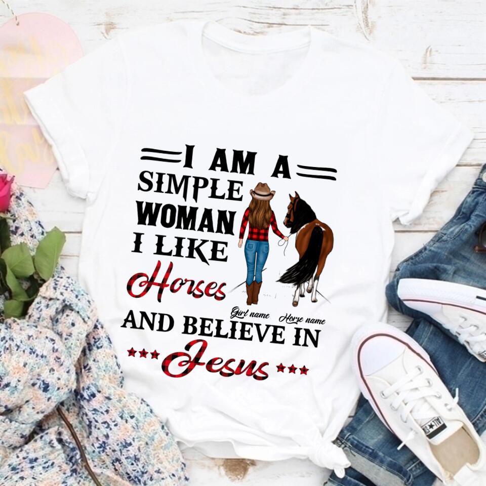 Personalized Horse Shirt, Horse Riding Shirts, Horse Rider Gift , Gifts For Horseback Riders , Horse Shirts For Women , Gifts For Horse Lovers