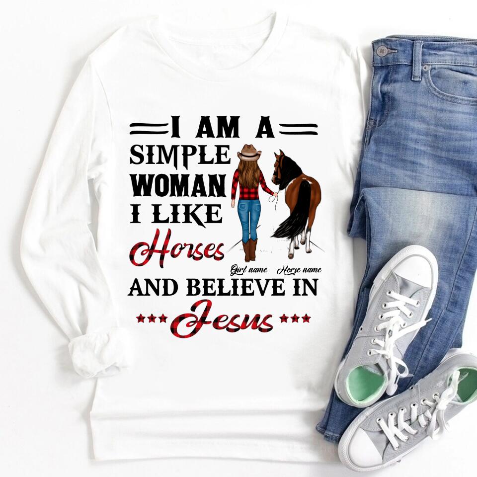 Personalized Horse Shirt, Horse Riding Shirts, Horse Rider Gift , Gifts For Horseback Riders , Horse Shirts For Women , Gifts For Horse Lovers