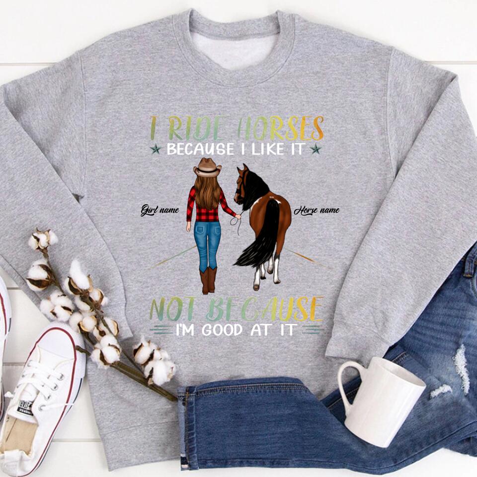Personalized Horse Shirt, Horse Riding Shirts, Horse Rider Gift , Gifts For Horseback Riders , Horse Shirts For Women , Gifts For Horse Lovers