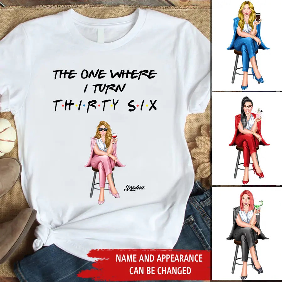 36th Birthday Shirts, Custom Birthday Shirts, Turning 36 Shirt, Gifts For Women Turning 36, 36 And Fabulous Shirt, 1987 Shirt