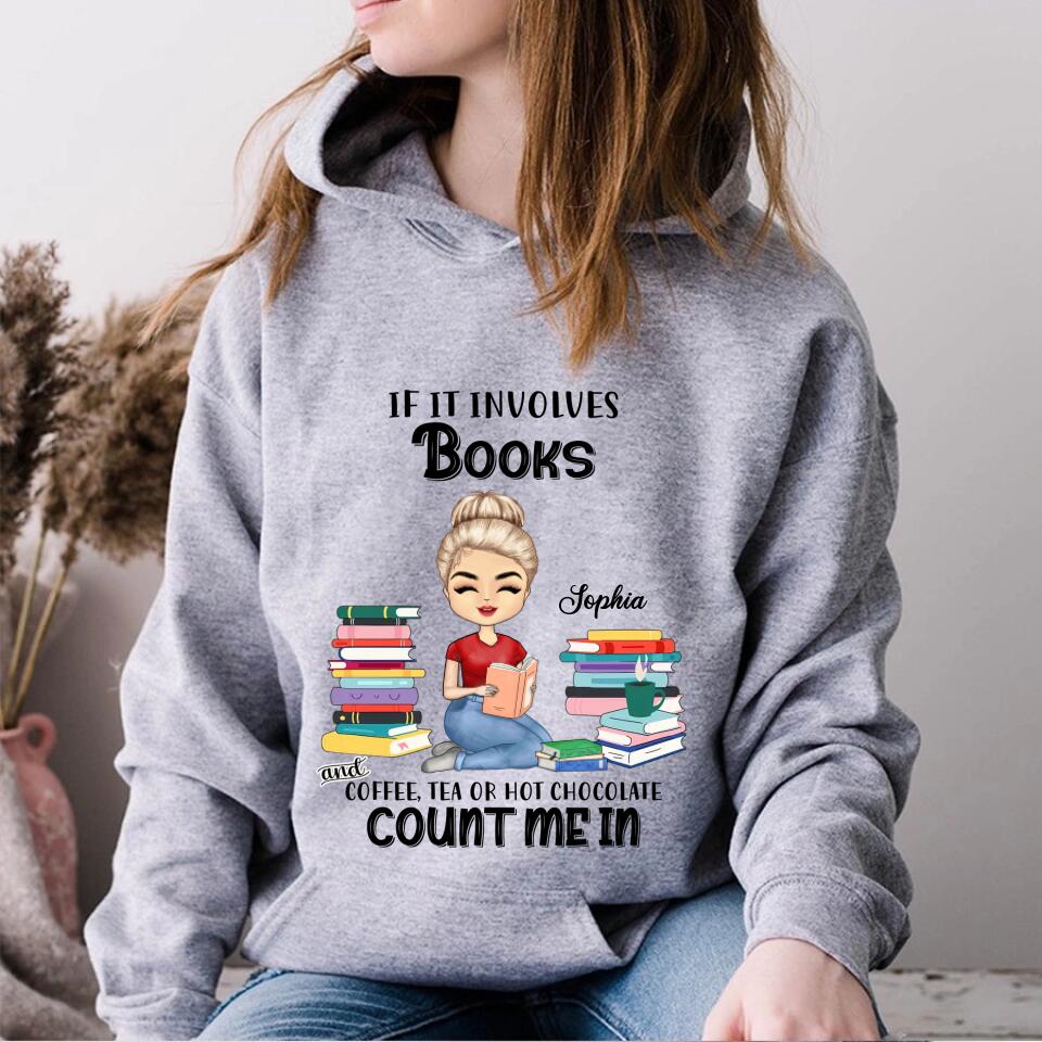 Book Shirt, Book Nerd Shirt, Black Women Bookish T Shirts, Custom T Shirt, Book Lover Shirt, Reading Gifts For Women