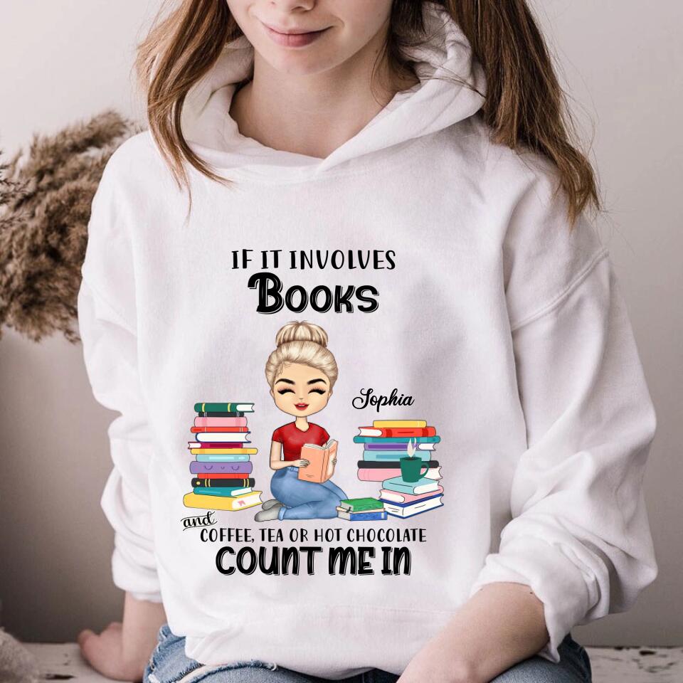 Book Shirt, Book Nerd Shirt, Black Women Bookish T Shirts, Custom T Shirt, Book Lover Shirt, Reading Gifts For Women