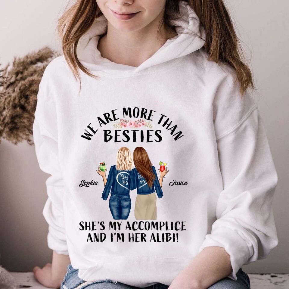 Personalized T Shirt, Sister Shirt, Gifts For Best Friends, Best Friend Shirts, Big Sister Shirt, Friend Shirt, Friends T Shirt Women