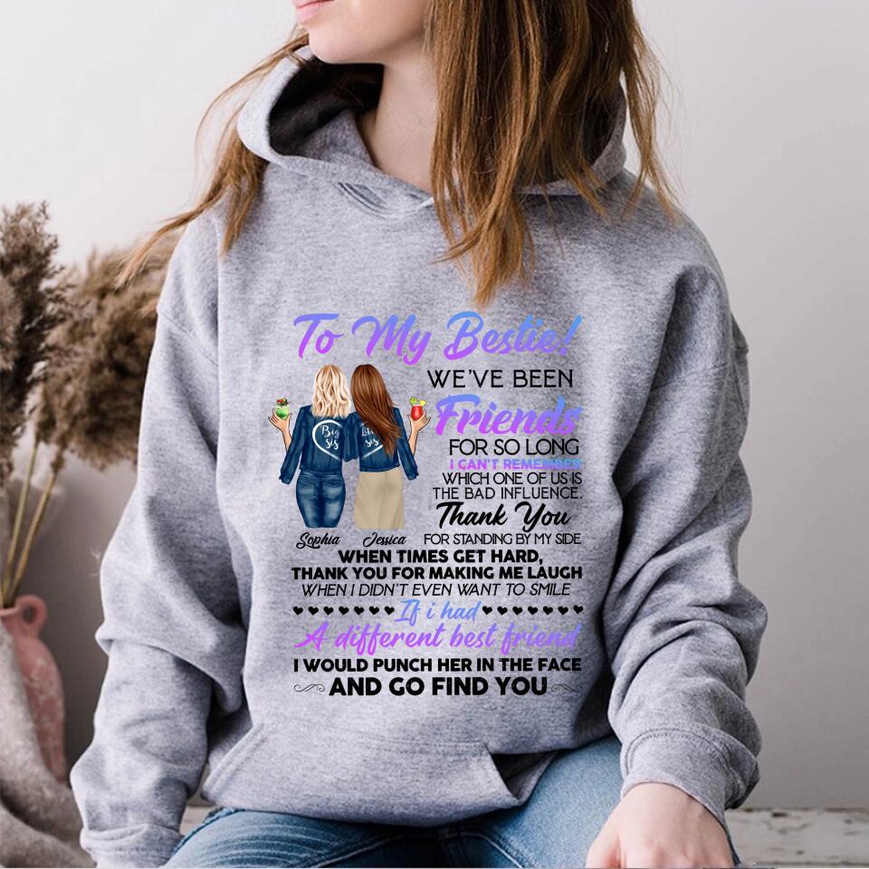 Personalized T Shirt, Sister Shirt, Gifts For Best Friends, Best Friend Shirts, Big Sister Shirt, Friend Shirt, Friends T Shirt Women