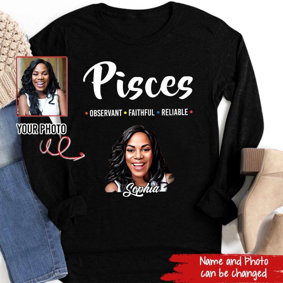 Custom Birthday Shirt, Pisces Zodiac T Shirt, Pisces Birthday Shirt, Pisces T Shirts For Ladies, Pisces Queen T Shirt, Pisces Queen Birthday Shirt