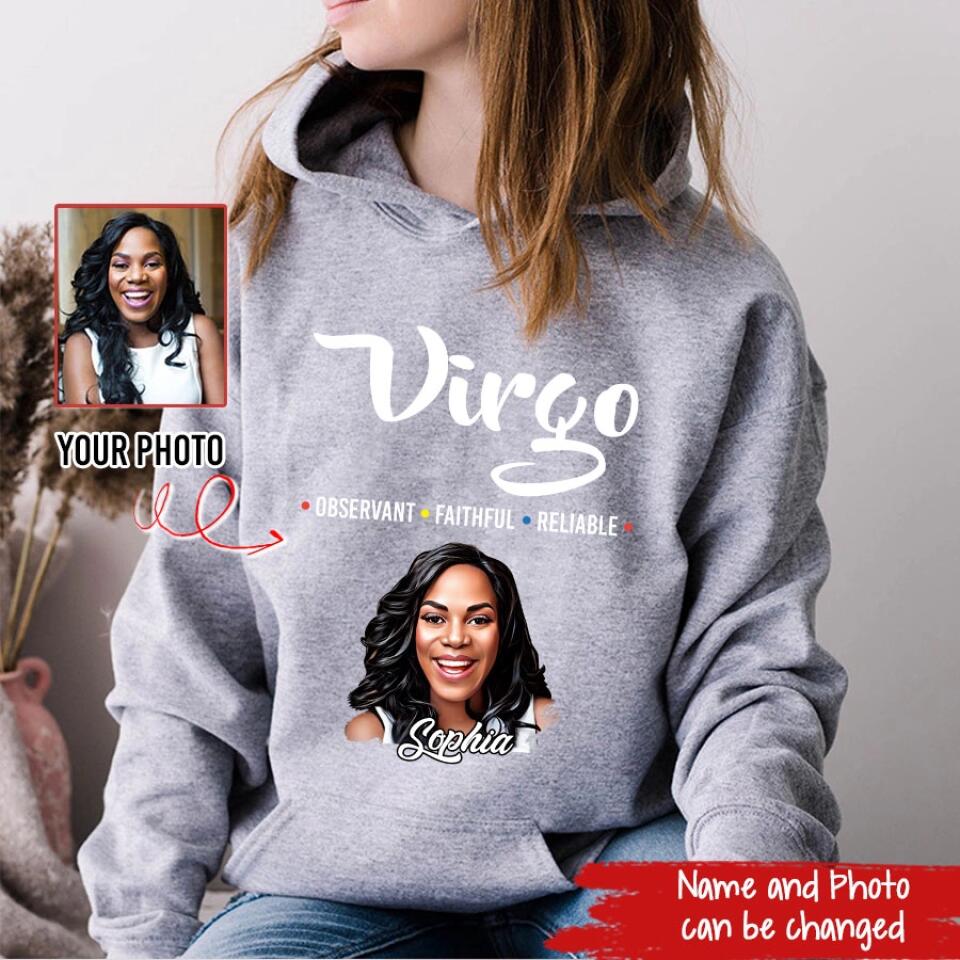 Custom Birthday Shirt, Virgo Zodiac T Shirt, Virgo Birthday Shirt, Virgo T Shirts For Ladies, Virgo Queen T Shirt