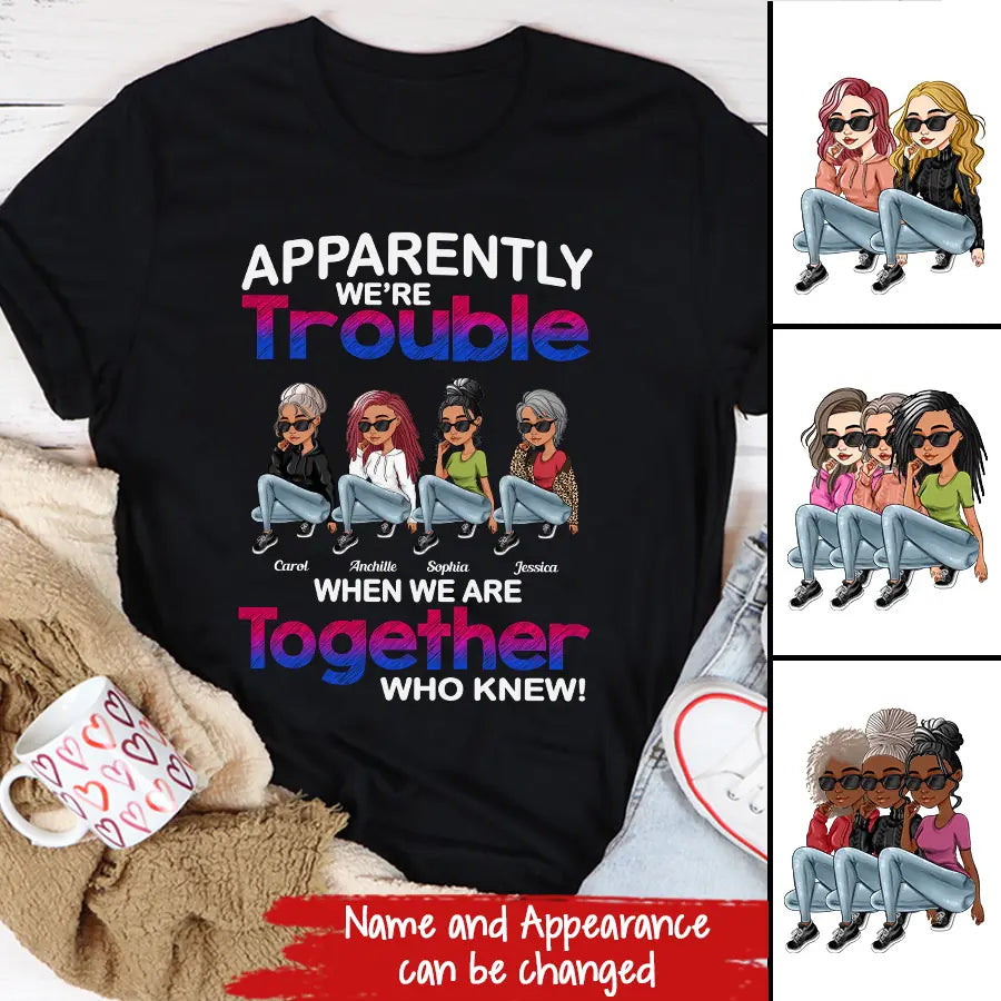 Personalized T Shirt, Sister Shirt, Gifts For Best Friends, Best Friend Shirts, Big Sister Shirt, Friend Shirt, Friends T Shirt Women