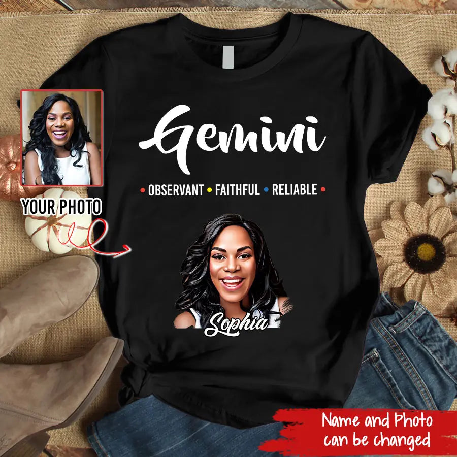 Custom Birthday Shirt, Gemini Zodiac T Shirt, Gemini Birthday Shirt, Gemini T Shirts For Ladies, Gemini Queen T Shirt