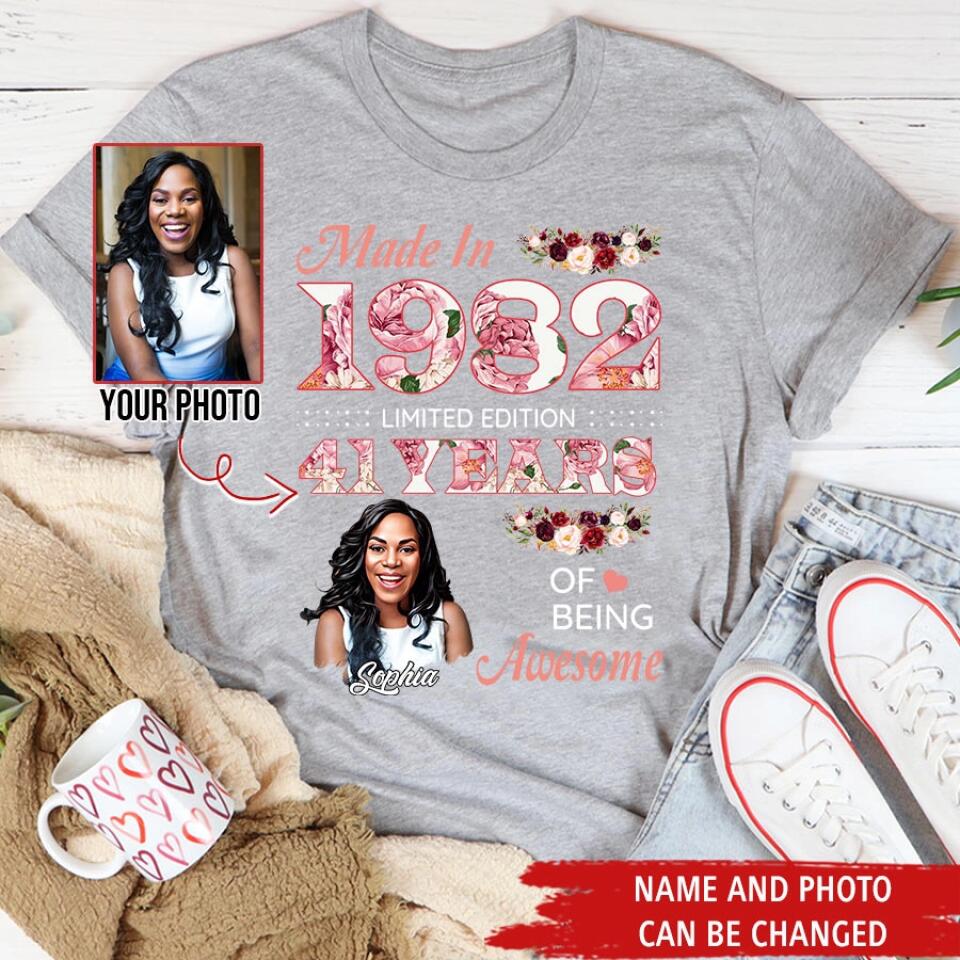 Chapter 41, Fabulous Since 1982 41th Birthday Unique T Shirt For Woman, Custom Birthday Shirt, Her Gifts For 41 Years Old