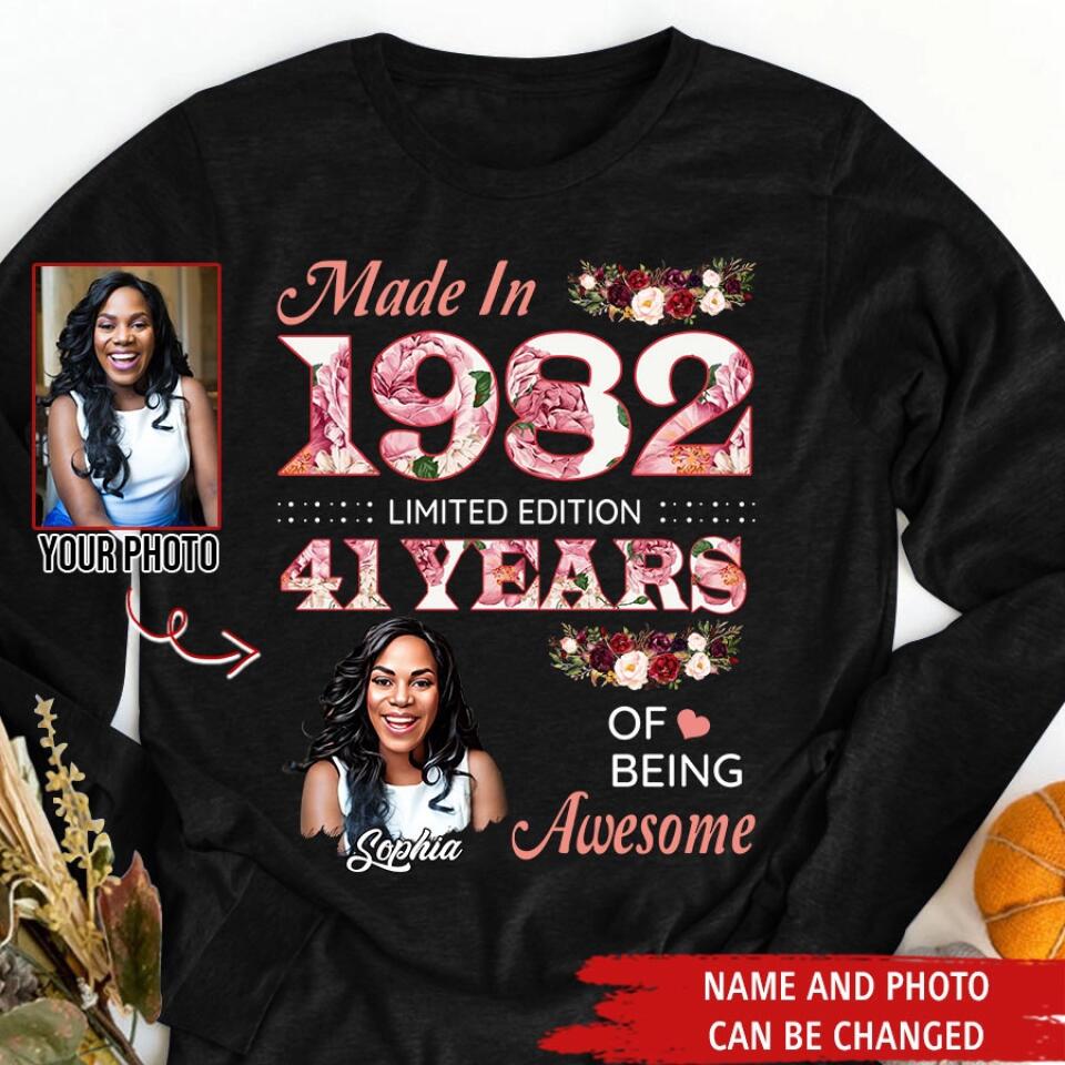 Chapter 41, Fabulous Since 1982 41th Birthday Unique T Shirt For Woman, Custom Birthday Shirt, Her Gifts For 41 Years Old