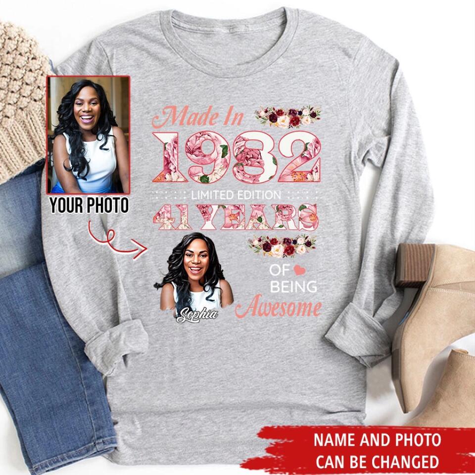 Chapter 41, Fabulous Since 1982 41th Birthday Unique T Shirt For Woman, Custom Birthday Shirt, Her Gifts For 41 Years Old