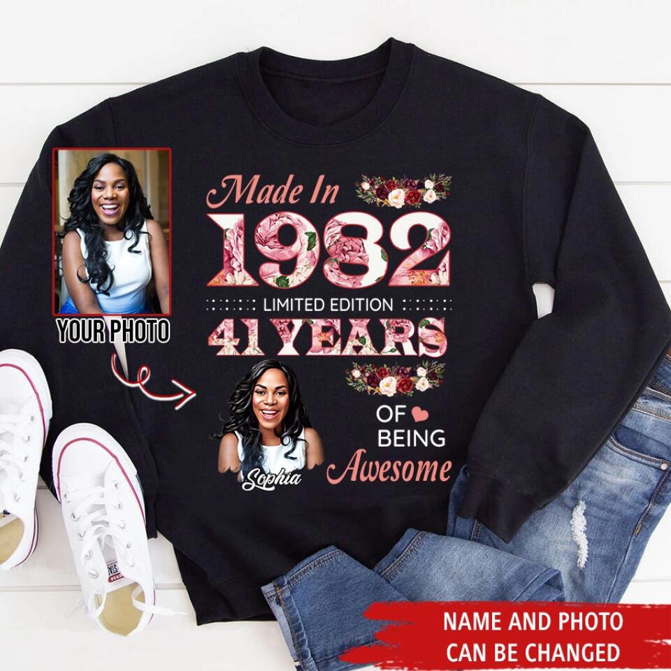 Chapter 41, Fabulous Since 1982 41th Birthday Unique T Shirt For Woman, Custom Birthday Shirt, Her Gifts For 41 Years Old