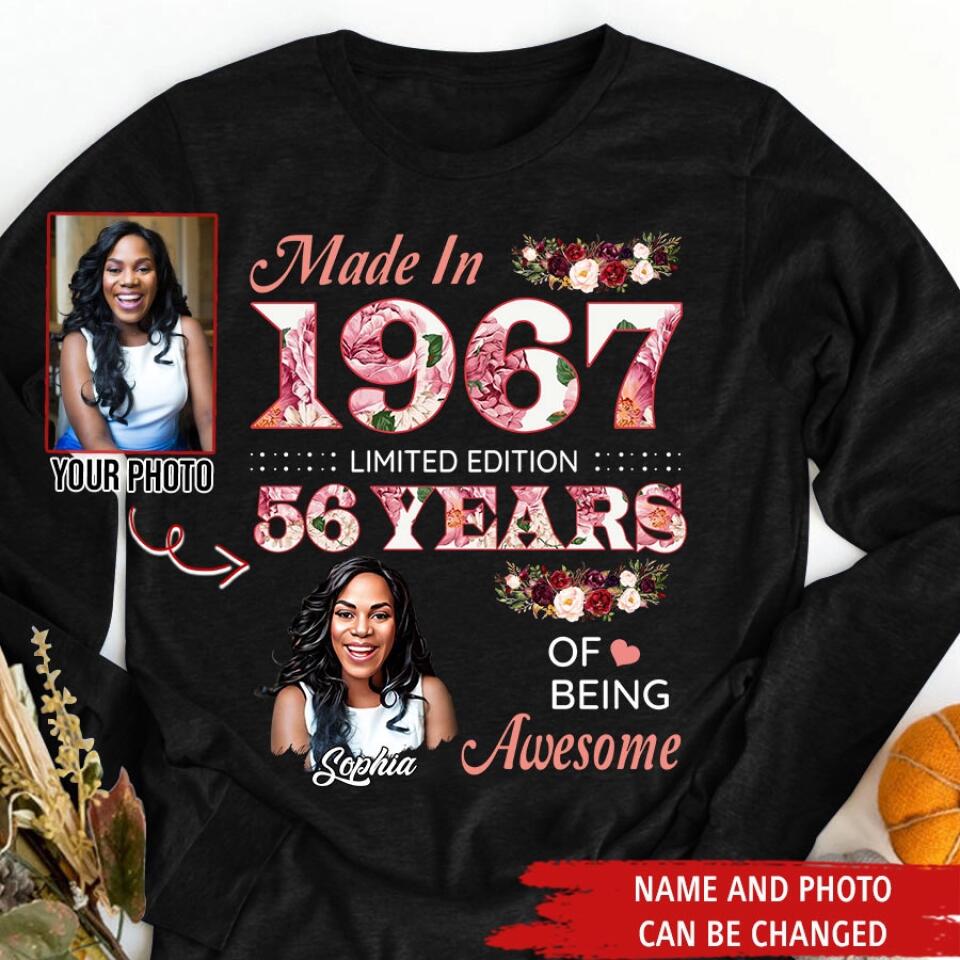 Custom Birthday Shirts, Chapter 56, Fabulous Since 1967 56th Birthday Unique T Shirt For Woman, Her Gifts For 56 Years Old