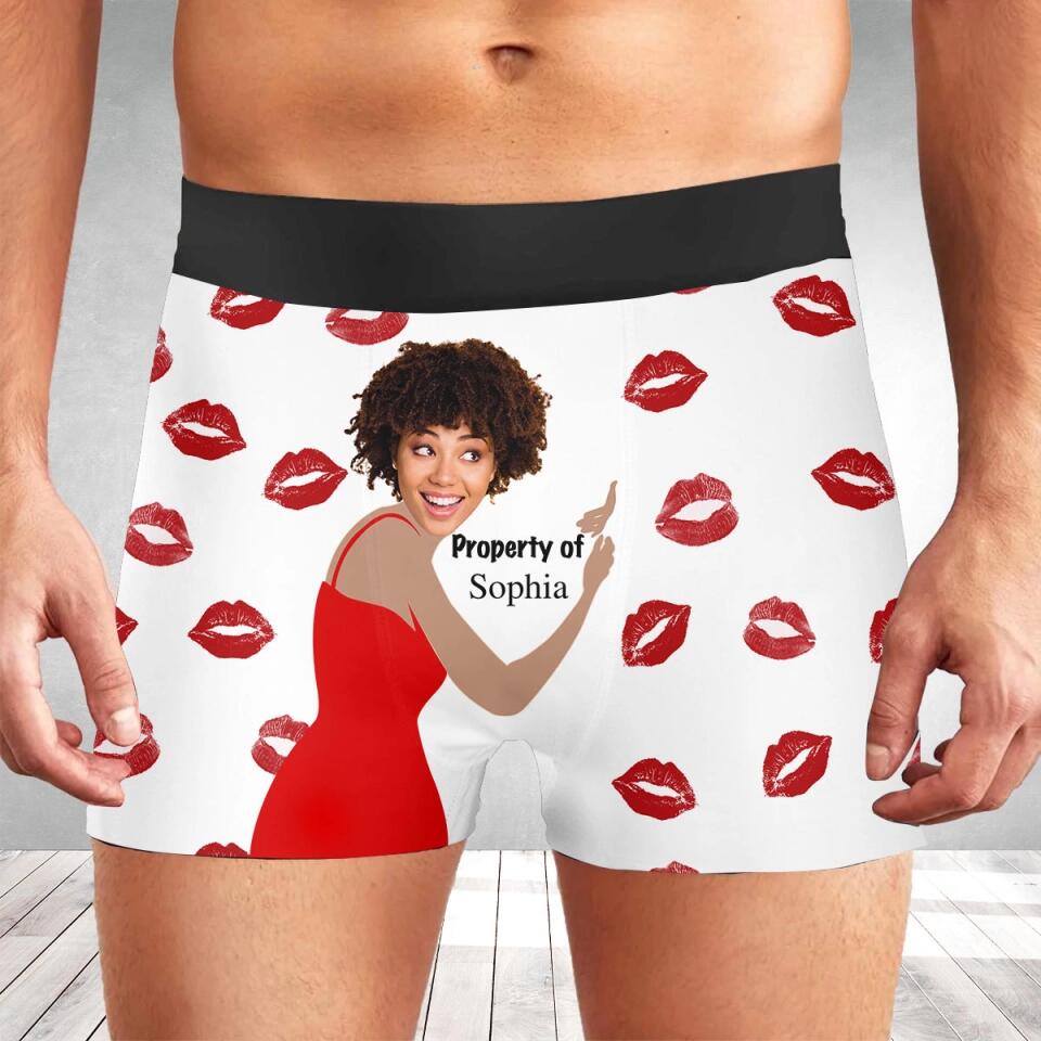 Personalized Men&#39;s Boxer Briefs - Best Mens Underwear, Loving, Birthday Gift For Boyfriend, Husband, Life Partners