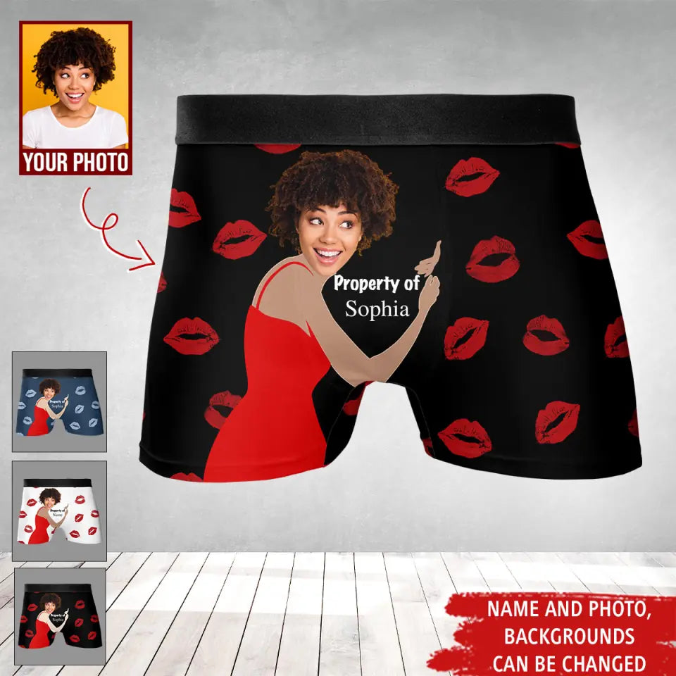 Personalized Men&#39;s Boxer Briefs - Best Mens Underwear, Loving, Birthday Gift For Boyfriend, Husband, Life Partners