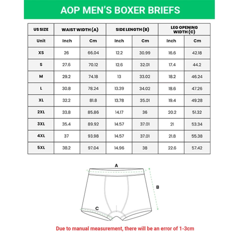 Personalized Men&#39;s Boxer Briefs - Best Mens Underwear, Loving, Birthday Gift For Boyfriend, Husband, Life Partners