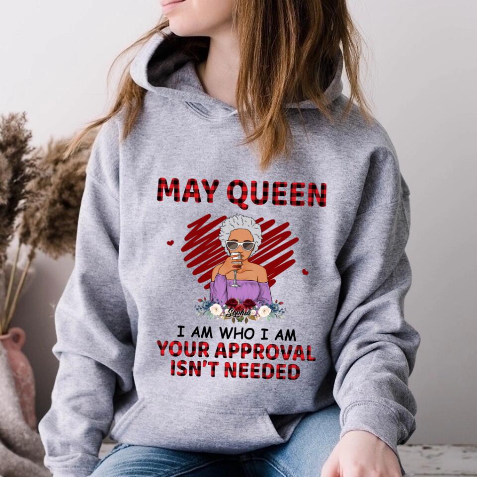 May Birthday Shirt, Custom Birthday Shirt, Queens Born In May, May Birthday Gifts, May Shirts For Woman