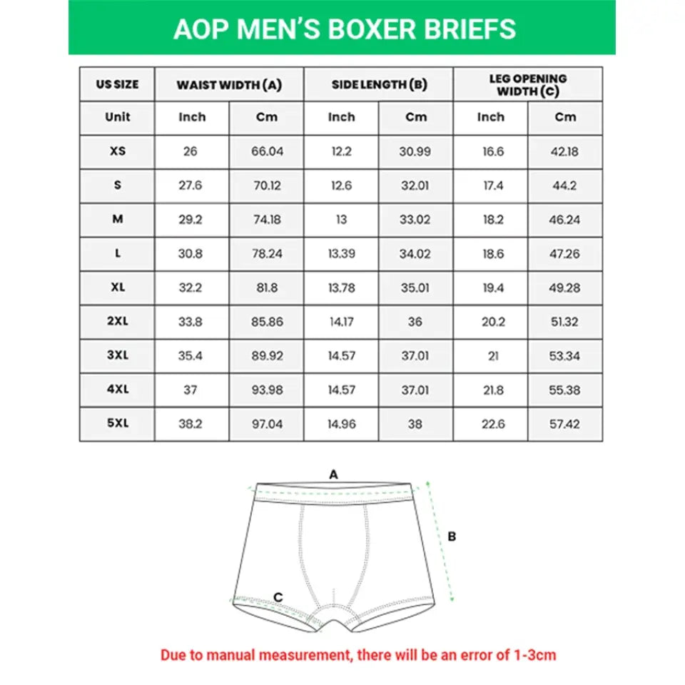 Personalized Men&#39;s Boxer Briefs - Best Mens Underwear, Loving, Birthday Gift For Boyfriend, Husband, Life Partners