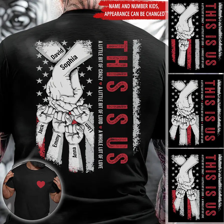 Personalized Fathers Day Shirts, Black Fathers Day Shirts, Father's Day T Shirts, Father's Day Gift Ideas For Dad, Father Day Gift