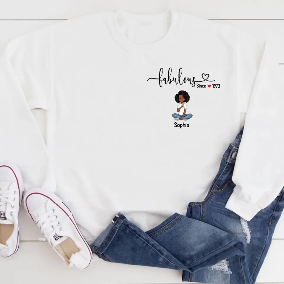 50th Birthday Shirts For Her, Personalised 50th Birthday Gifts, 1973 T Shirt, 50 And Fabulous Shirt, 50th Birthday Shirt Ideas