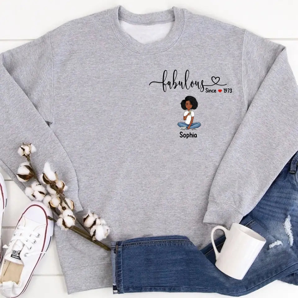 50th Birthday Shirts For Her, Personalised 50th Birthday Gifts, 1973 T Shirt, 50 And Fabulous Shirt, 50th Birthday Shirt Ideas