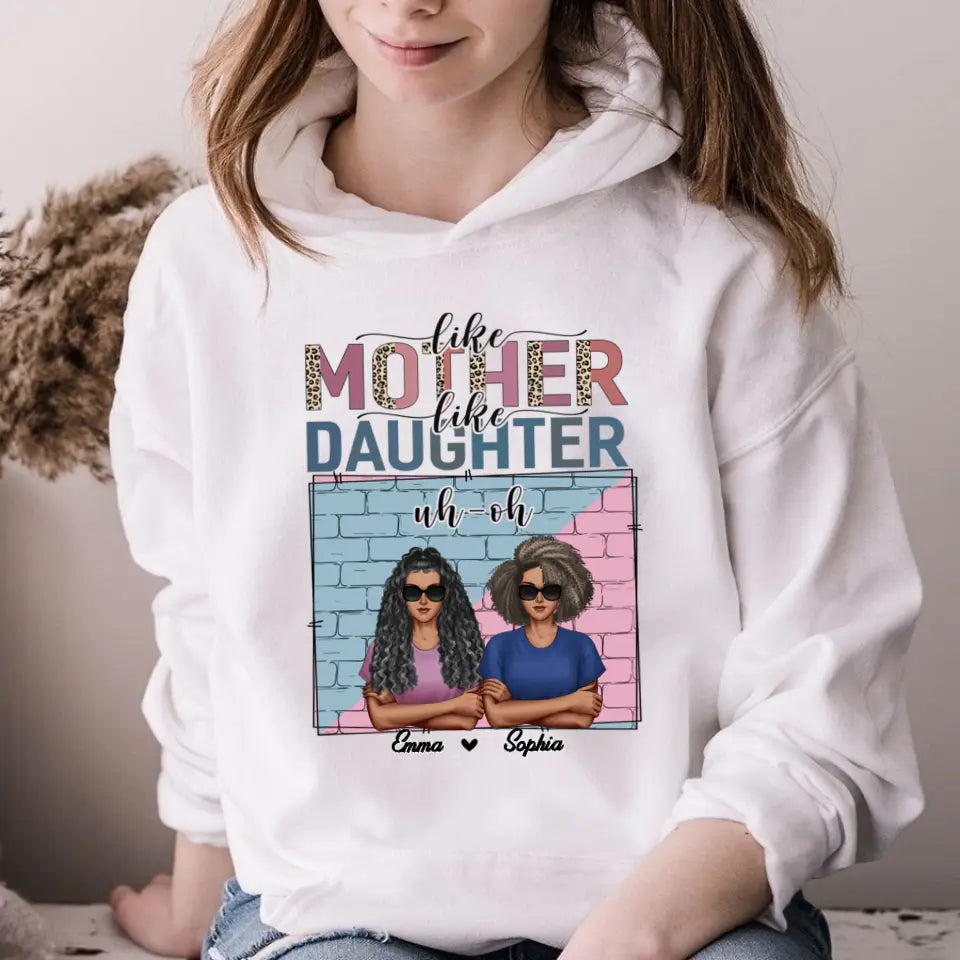 Personalized mothers day shirts, mother&#39;s day gifts, Like Mother Like Daughter Oh Crap shirt, mother day shirt ideas