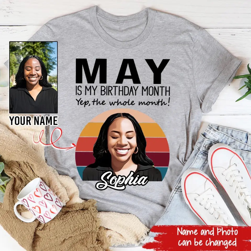 May Birthday Shirt, Custom Birthday Shirt, Queens Born In May, May Birthday Gifts, May Shirts For Woman