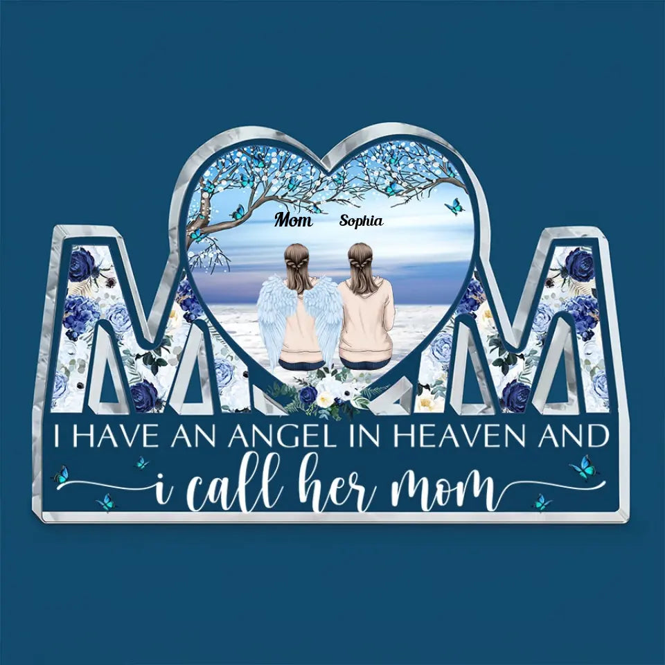 Gifts For Mothers Day, Custom Shape Acrylic Plaque, In Memory Gift, In Loving Memory Gifts