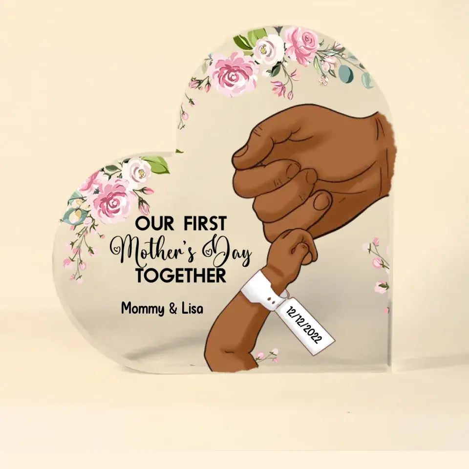 Gifts for first time mothers, Custom Shape Acrylic Plaque, first mothers day gift ideas For Newborn Mom