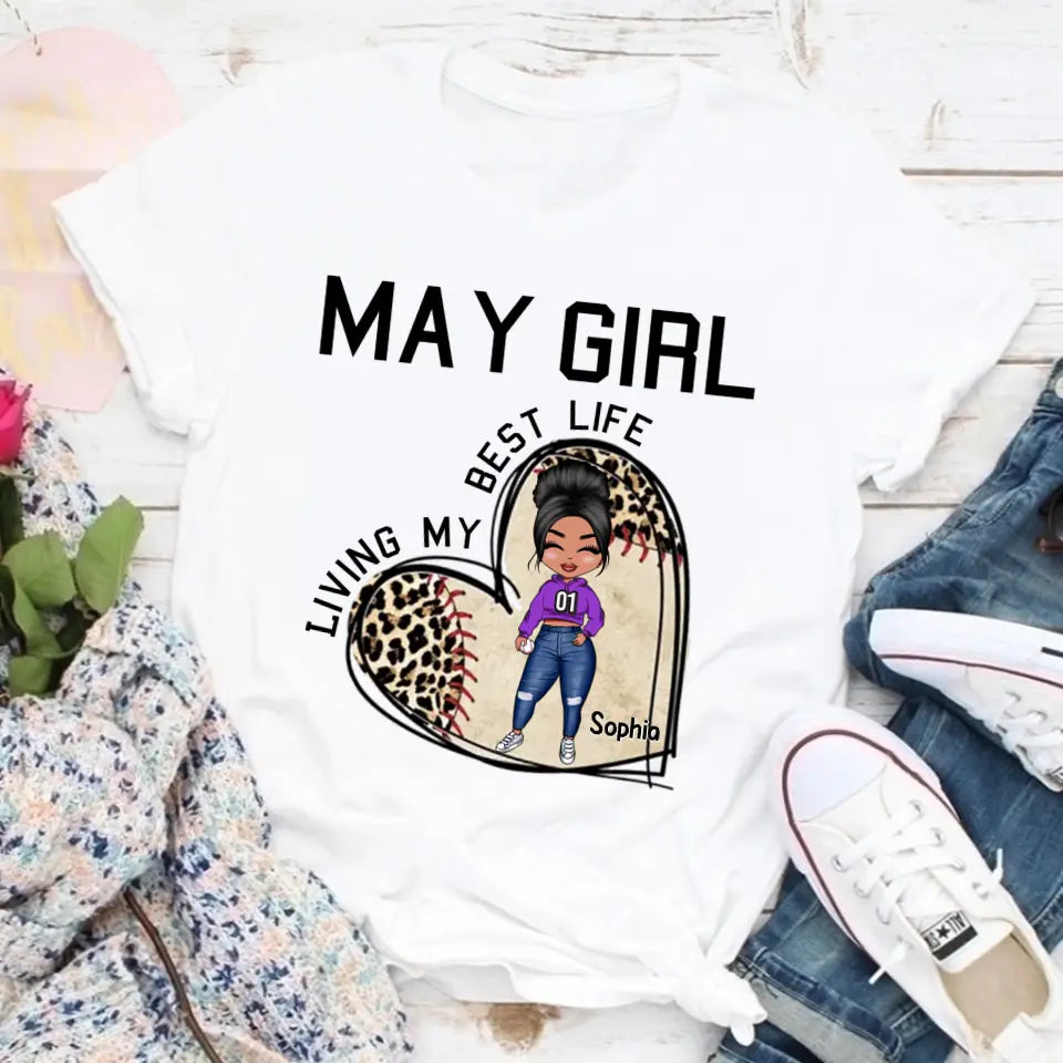 May Birthday Shirt, Custom Birthday Shirt, Queens Born In May, May Birthday Gifts, May Shirts For Woman, Baseball Lover