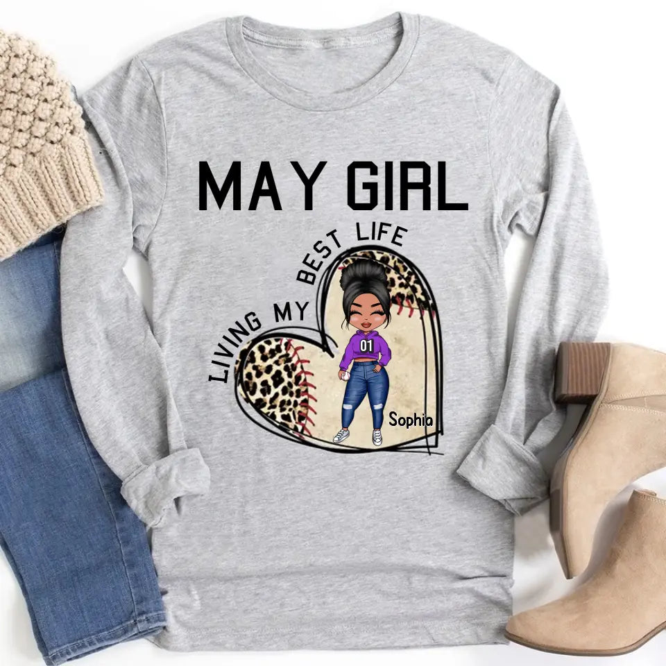 May Birthday Shirt, Custom Birthday Shirt, Queens Born In May, May Birthday Gifts, May Shirts For Woman, Baseball Lover