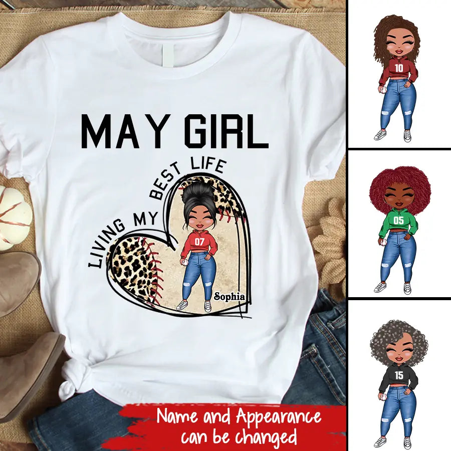 May Birthday Shirt, Custom Birthday Shirt, Queens Born In May, May Birthday Gifts, May Shirts For Woman, Baseball Lover
