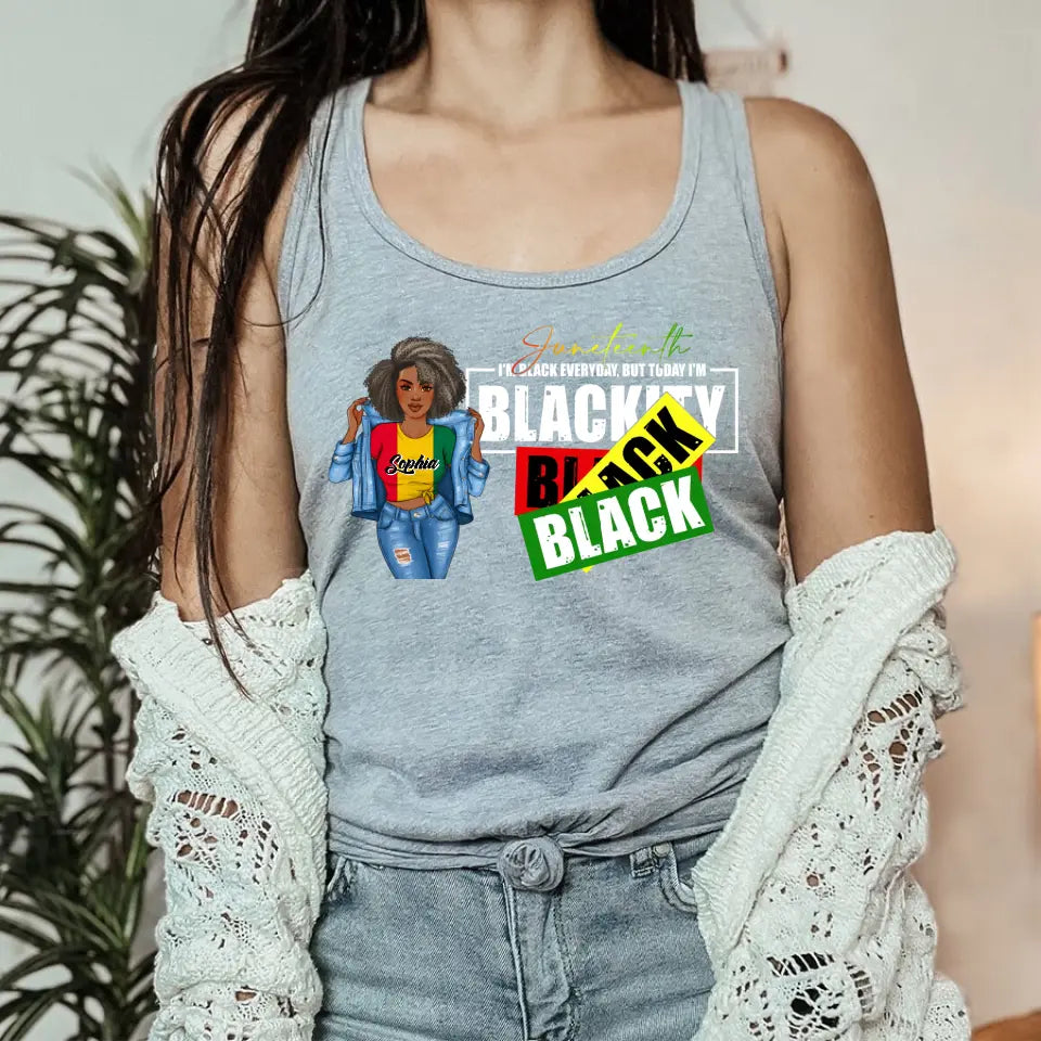 Juneteenth Shirt, Custom Juneteenth Shirt, Juneteenth Is My Independence 1865 Celebrating Freedom Day T-Shirt