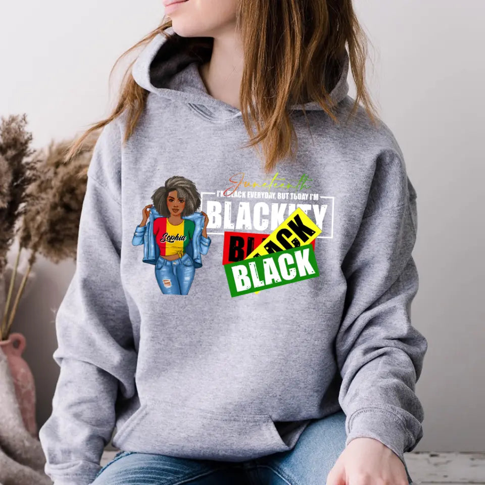 Juneteenth Shirt, Custom Juneteenth Shirt, Juneteenth Is My Independence 1865 Celebrating Freedom Day T-Shirt