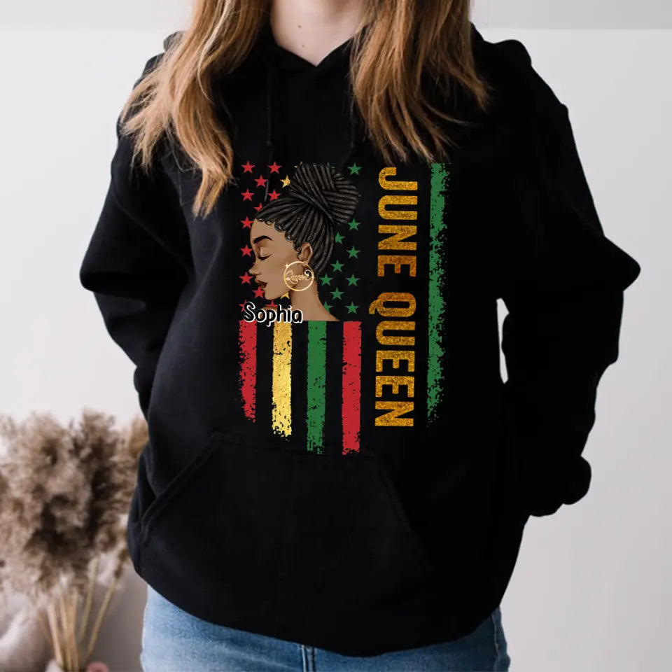 Personalized Shirt - Juneteenth T Shirt, Black Women&#39;s Juneteenth t shirt, Juneteenth shirt ideas, Black History Gift For Black Woman