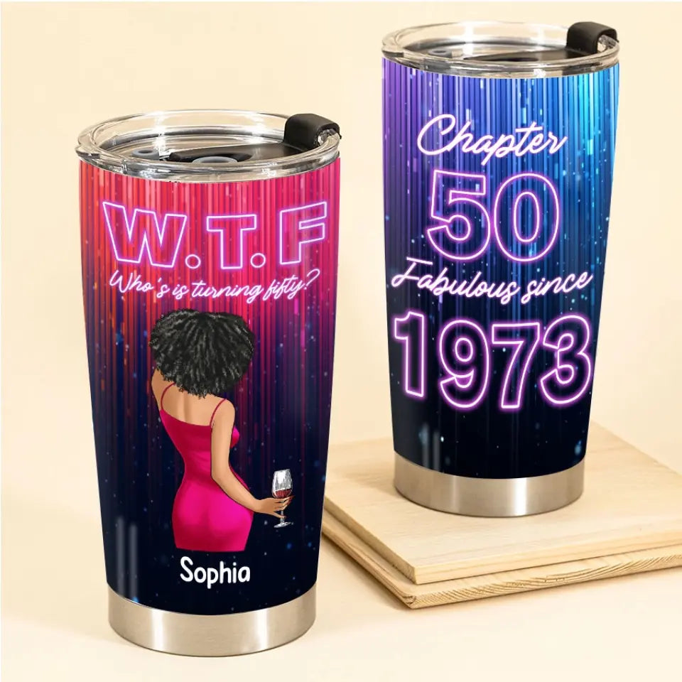 Personalized Tumbler - 50th Birthday Tumbler, Personalized 50th Birthday Gifts, 50th Gift Ideas For Her