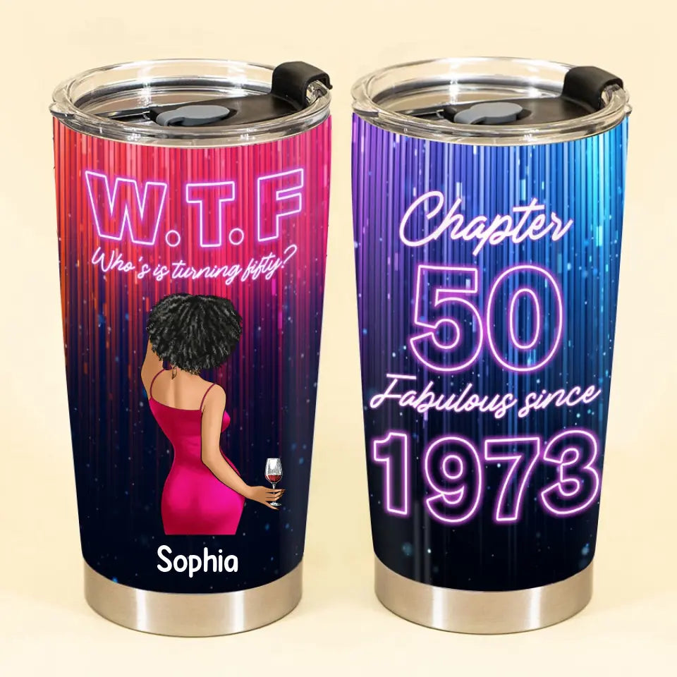 Personalized Tumbler - 50th Birthday Tumbler, Personalized 50th Birthday Gifts, 50th Gift Ideas For Her