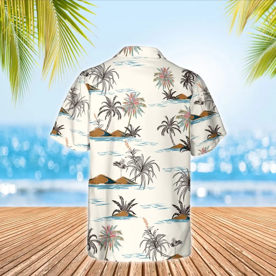 Personalized Hawaii Shirt, 50th Birthday Gift, Hawaii Lover Turning 50 , Gifts For Men Turning 50