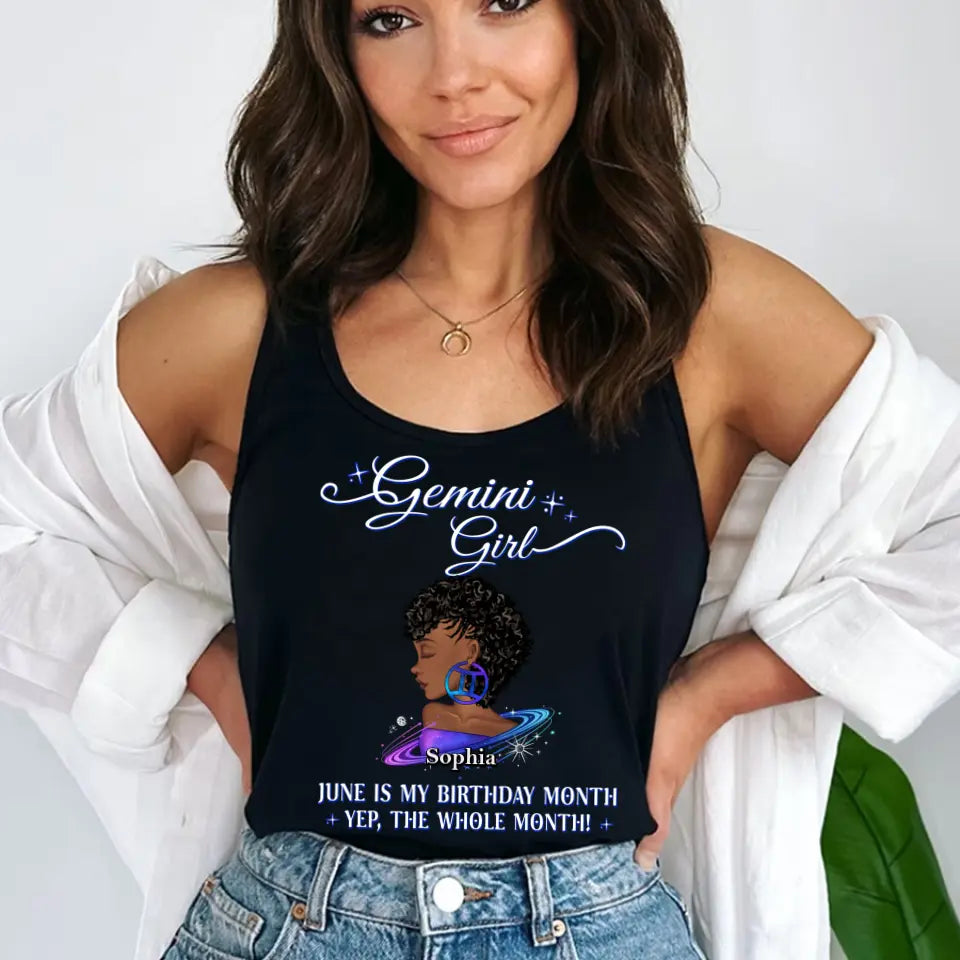 Custom Birthday Shirt, Gemini Zodiac T Shirt, Gemini Birthday Shirt, Gemini T Shirts For Ladies, Gemini Queen T Shirt