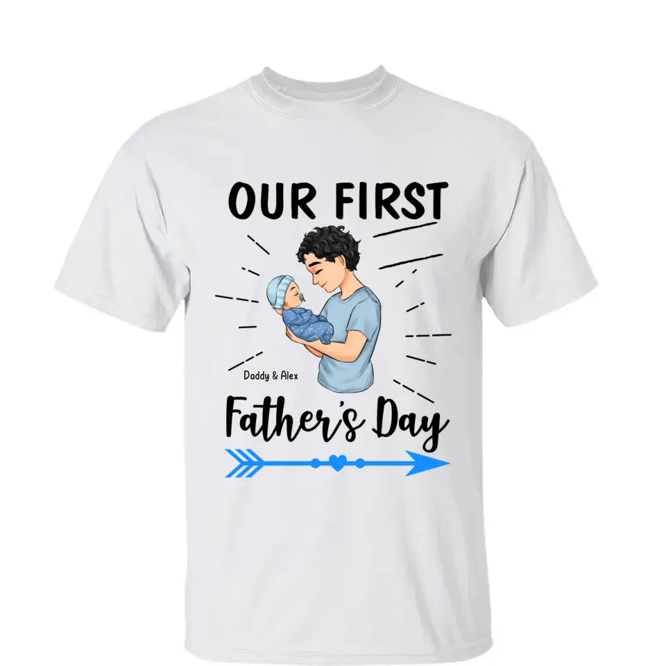 First Fathers Day Gift, Custom Father's day shirts, Best Gifts For New Dads, First Fathers Day Gift Ideas