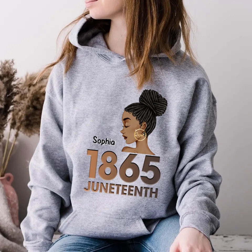 Personalized Shirt - Juneteenth T Shirt, Black Women&#39;s Juneteenth t shirt, Juneteenth shirt ideas, Black History Gift For Black Woman